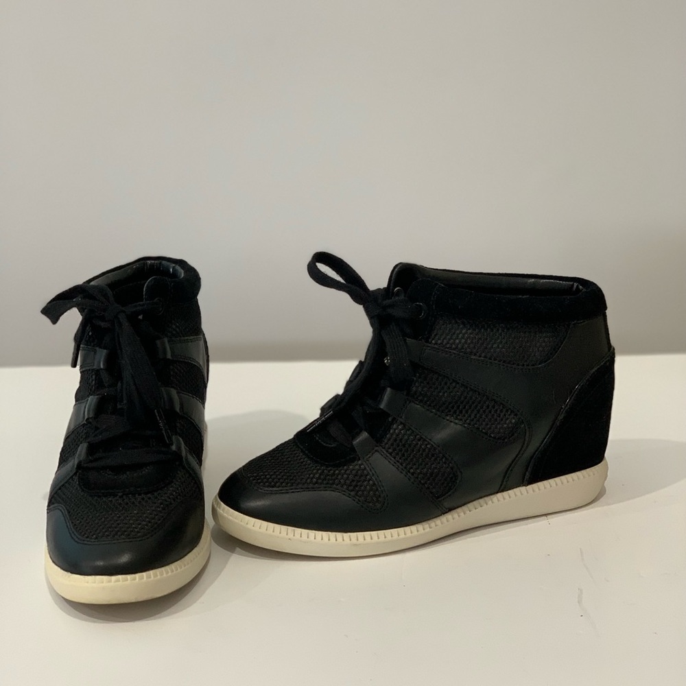 Micheal kors wedge sneaker with heel